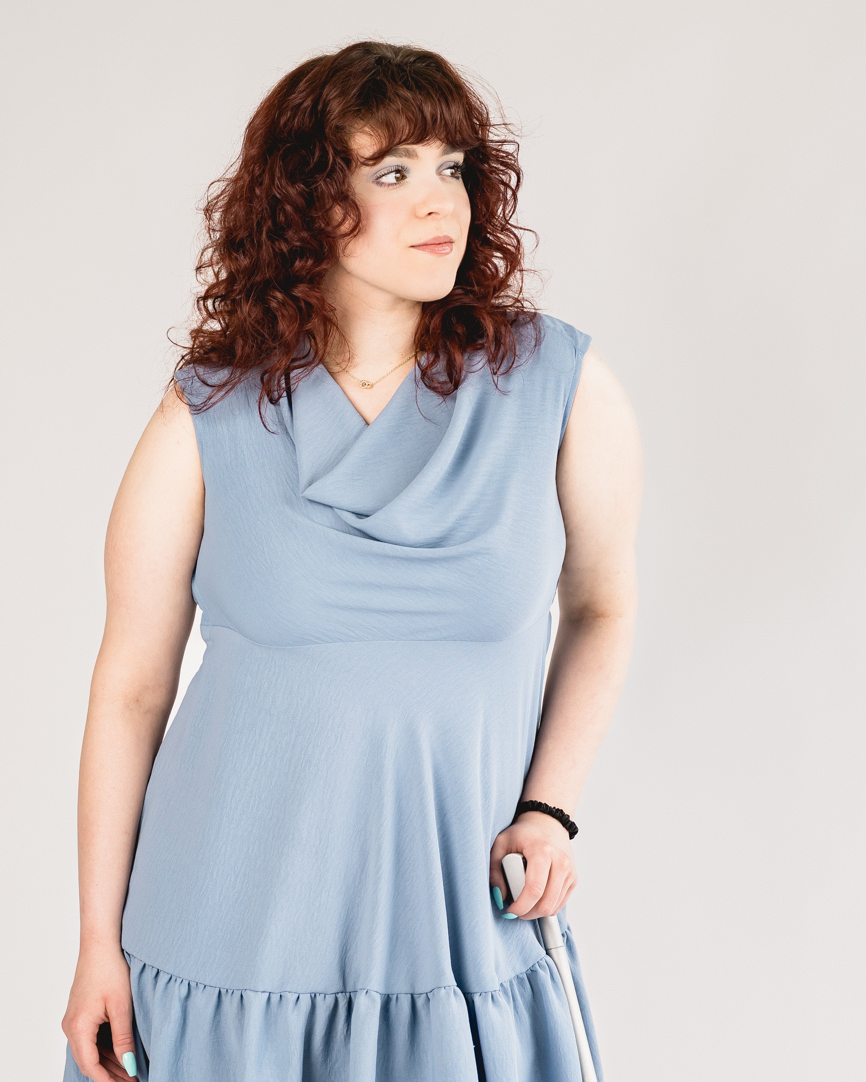 Adaptive Babydoll Dress with Snaps