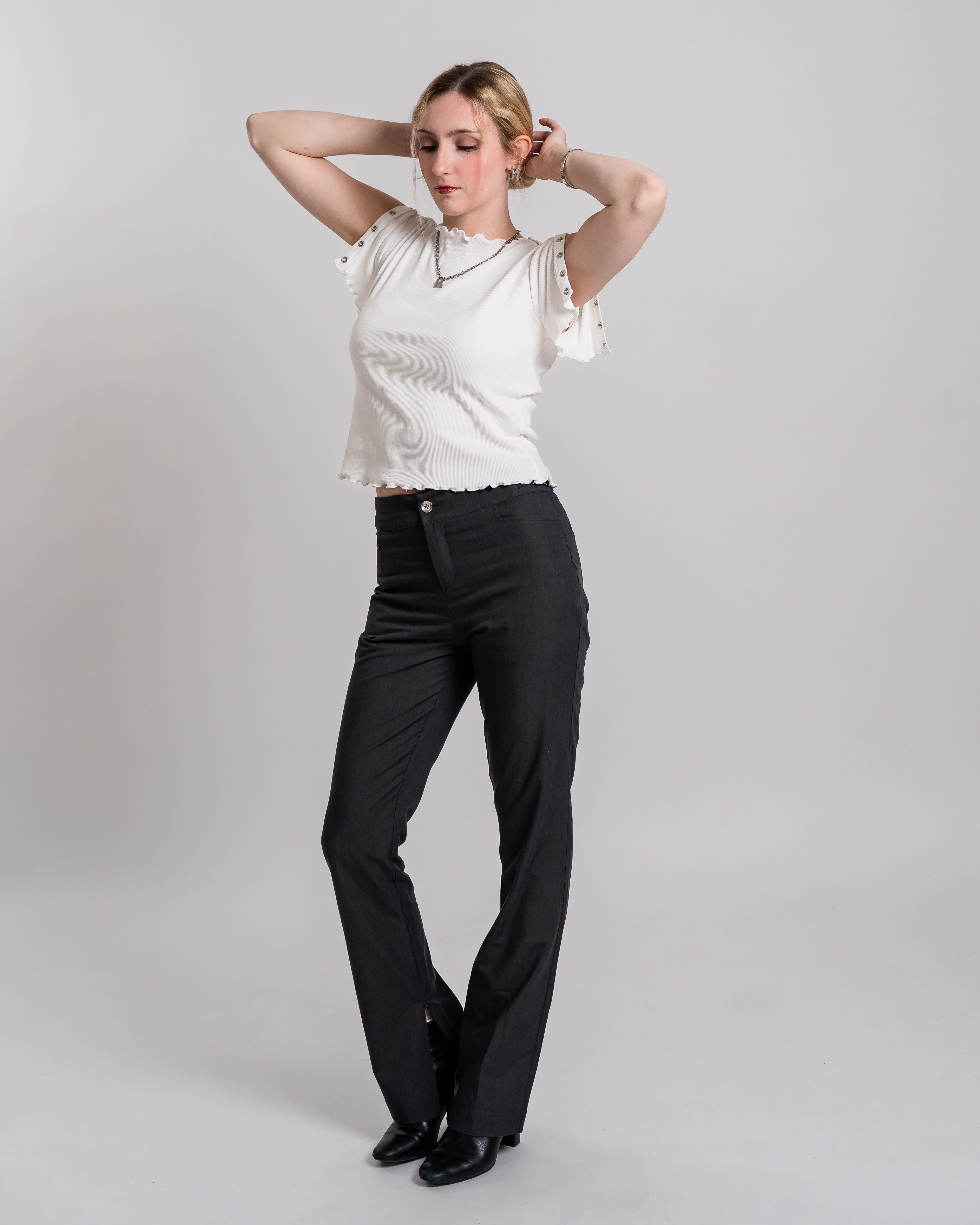 Adjustable Bootcut Pants