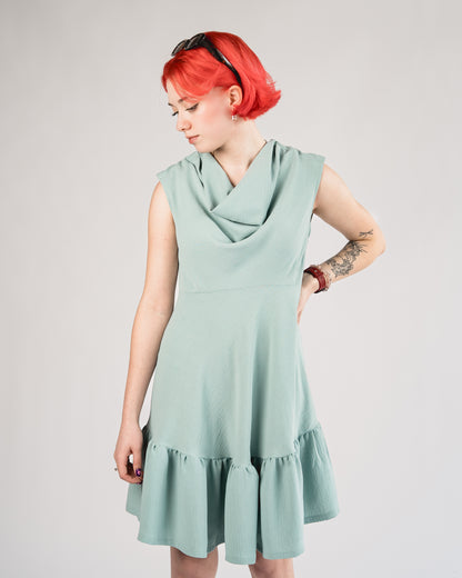 Adaptive Babydoll Dress with Snaps Mauve / S Adaptive Babydoll Dress with Snaps Mauve / S